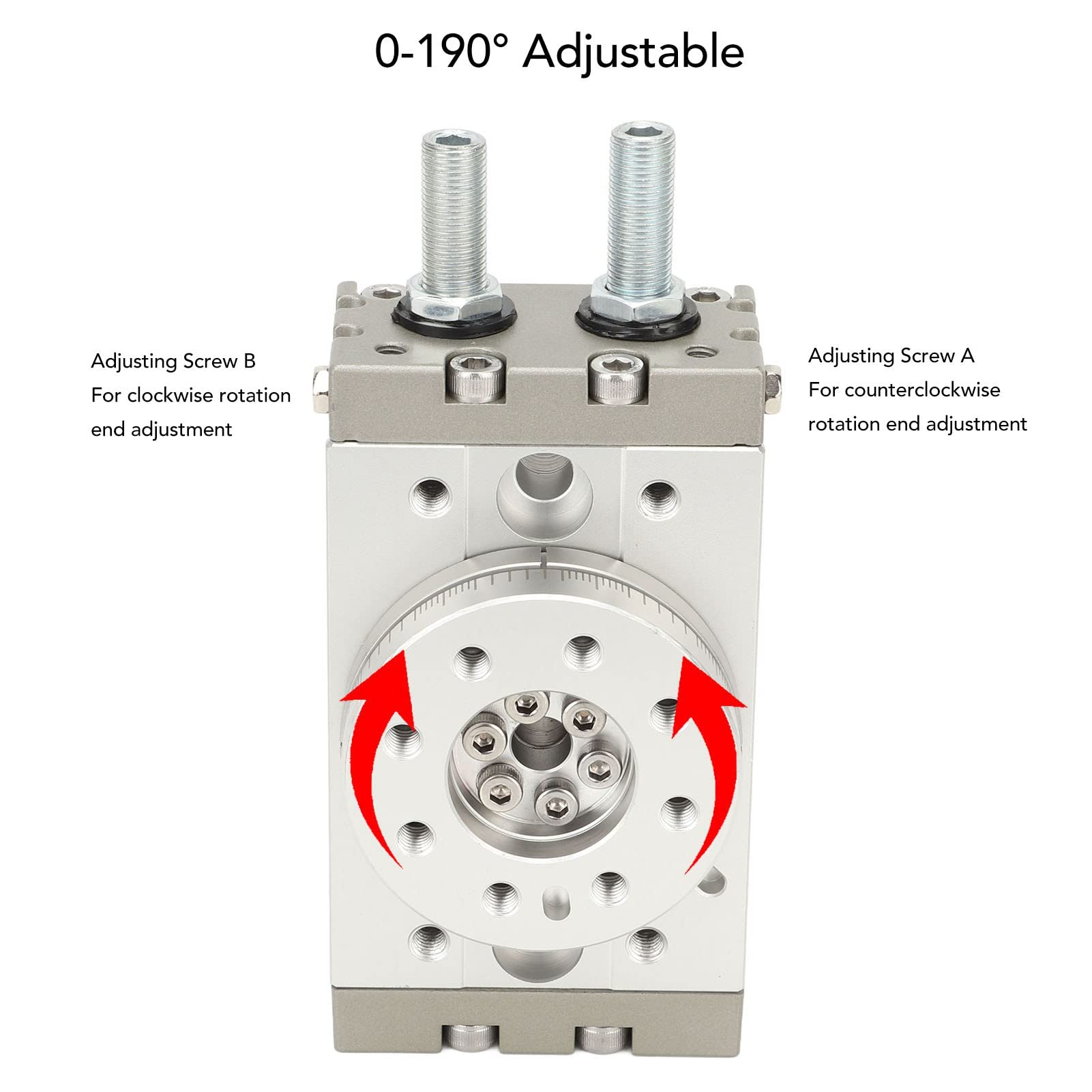 Cilindro de Aire Neumático giratorio: Versátil y Ajustable para Sus Necesidades de Automatización (MSQB-20A)