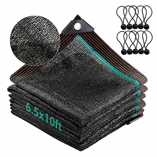 Panesor Sunblock Shade Cloth 85%-95%, Greenhouse Cover Net With Grommets, Outdoor Garden Patio Shade Mesh Tarp Uv Resistant, Protect Plants, Camping Or Picnic, Porch, Kennel Stables (6.5 X 10Ft) #TOP5
