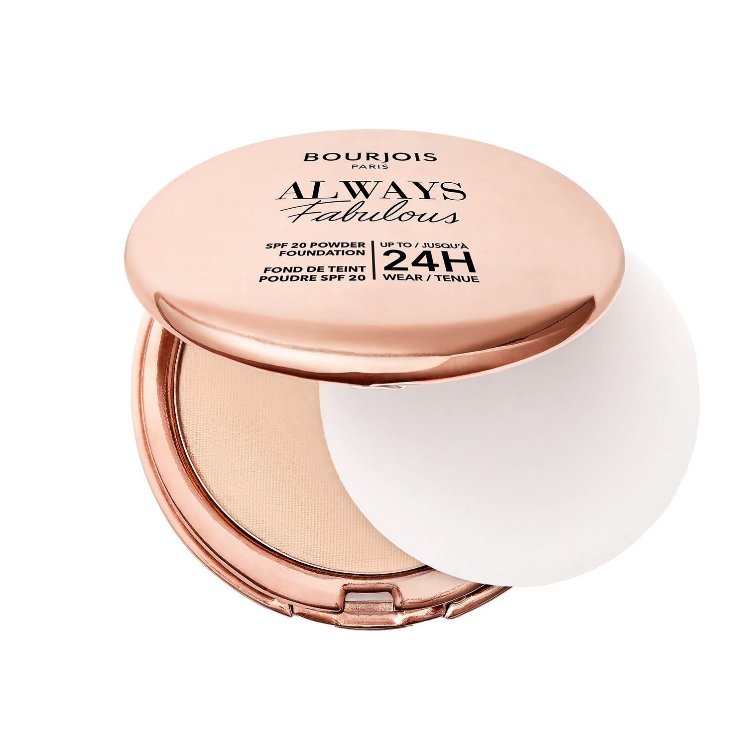 Bourjois Always Fabulous matujący puder z filtrem SPF20 nr 125 Ivory, 7g