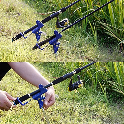 image for E-jades Fishing Rod Holders for Bank Fishing, Fishing Pole Holders for