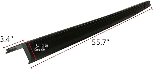 Miniatura 6 de Dependable Direct Tapa de repuesto para moldura de puerta trasera compatible con Toyota Tacoma TO1904100 2005-2015 (2005, 2007, 2008, 2009, 2010,