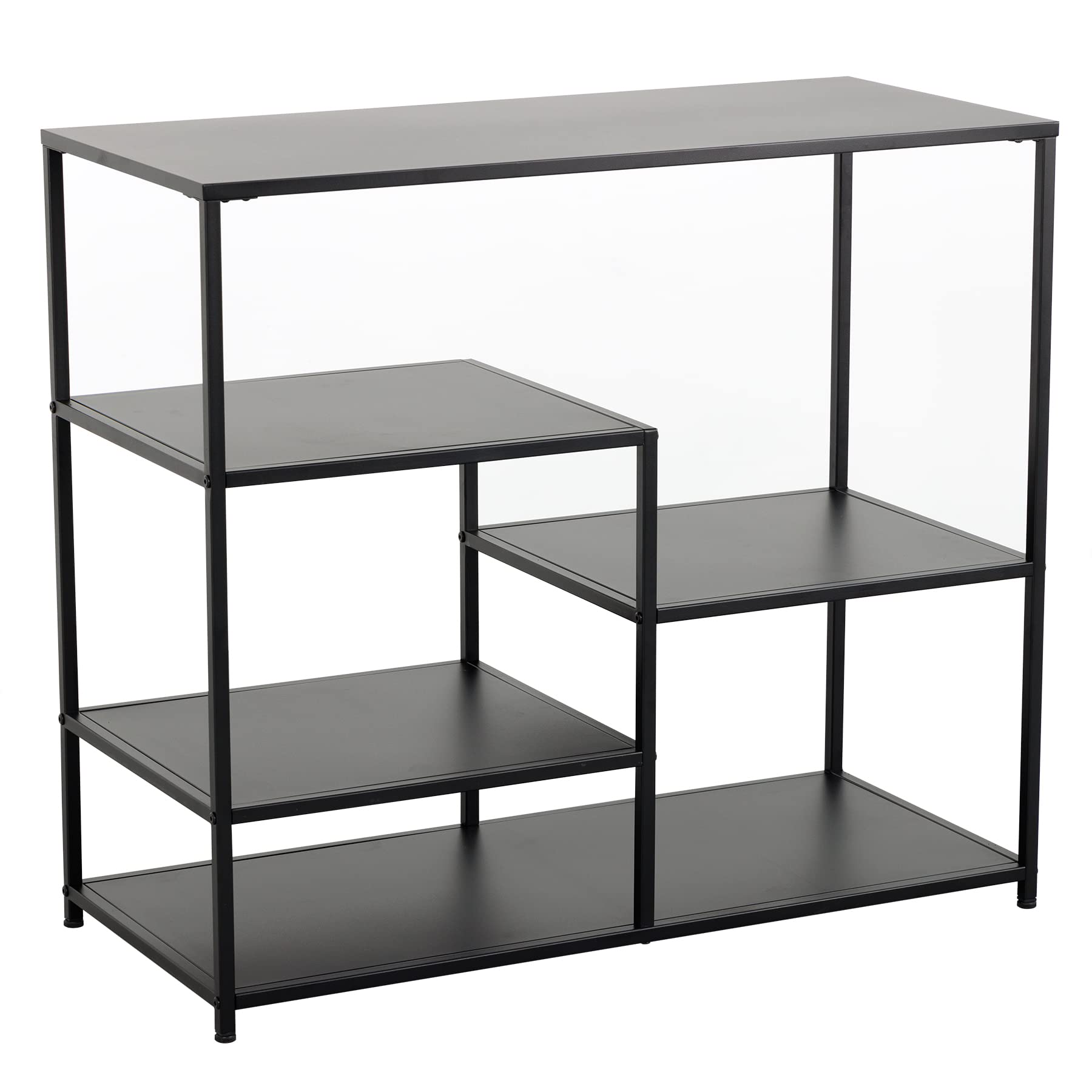 riess-ambiente Standregal DURA STEEL 90cm Schwarz, 1-tlg., Metall, 3 Fächer
