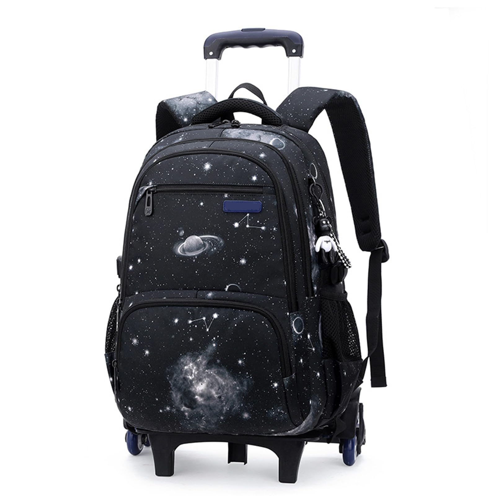 Mochila Escolar Infantil Con Ruedas,Mochilas Para Niños Grils,Bolsa Trolley Desmontable Mochila Con Ruedas Bolsa De Viaje Impermeable Para Libros