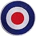 Toppa ricamata da stirare o cucire Royal Air Force RAF MOD Target Navy Army Badge