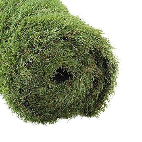 GOLDEN MOON Artificial Grass for Dogs 1.57" Pet Grass Puppy Potty Training Grass Turf Rug Premium Fake Grass Mat 5-Tone Realistic & Soft Series (4 ft x 7 ft = 28 sq ft)