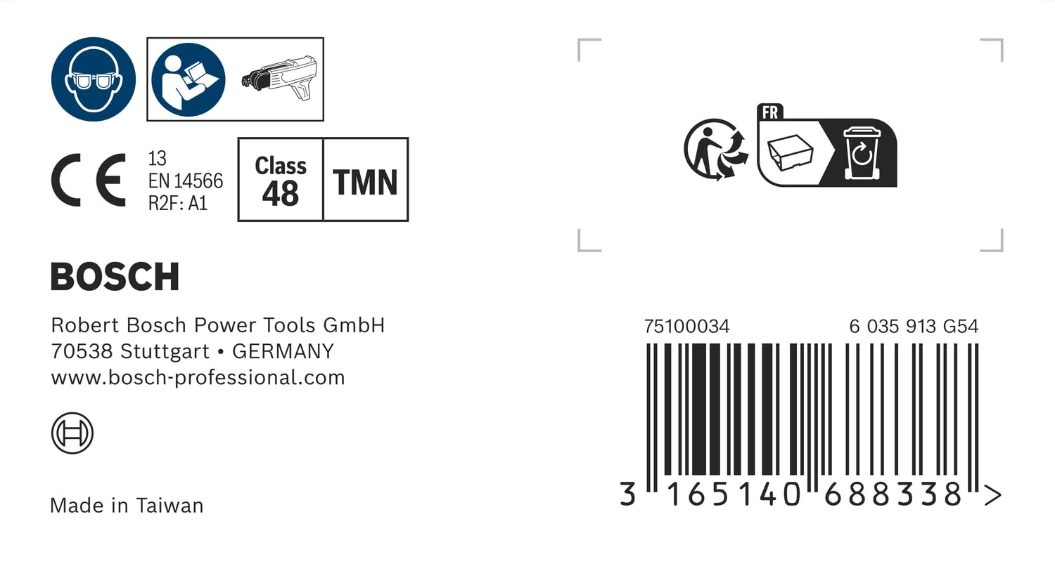 Bosch Accessories 2608000553 Vis pour fermacell 3,9 x 30 G 30 mm Noir