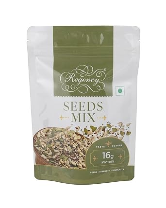 Regency Seed Mix 200g, Roasted, NO Salt, 7 Seeds Mix, Healthy Snacks, Contains Pumpkin, Flax, Sunflower, Watermelon, Chia and Sesame - image, photos