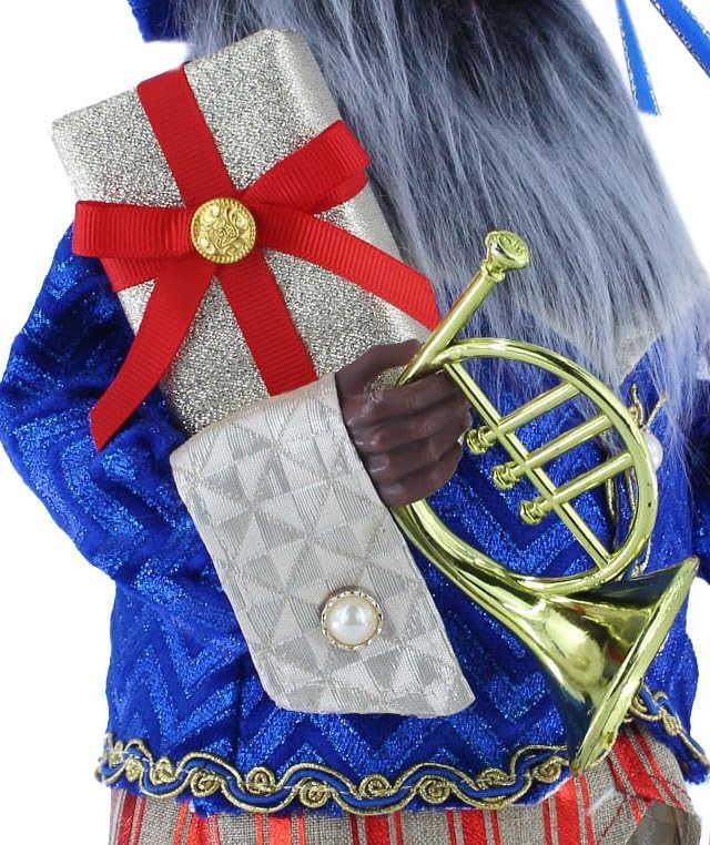 Miniatura 6 de Rojo, Blanco y Azul Americana Celebración Étnico Afroamericano Santa 16 "Pulgadas Santa Claus Figura De Pie Figura Decoración 163060A