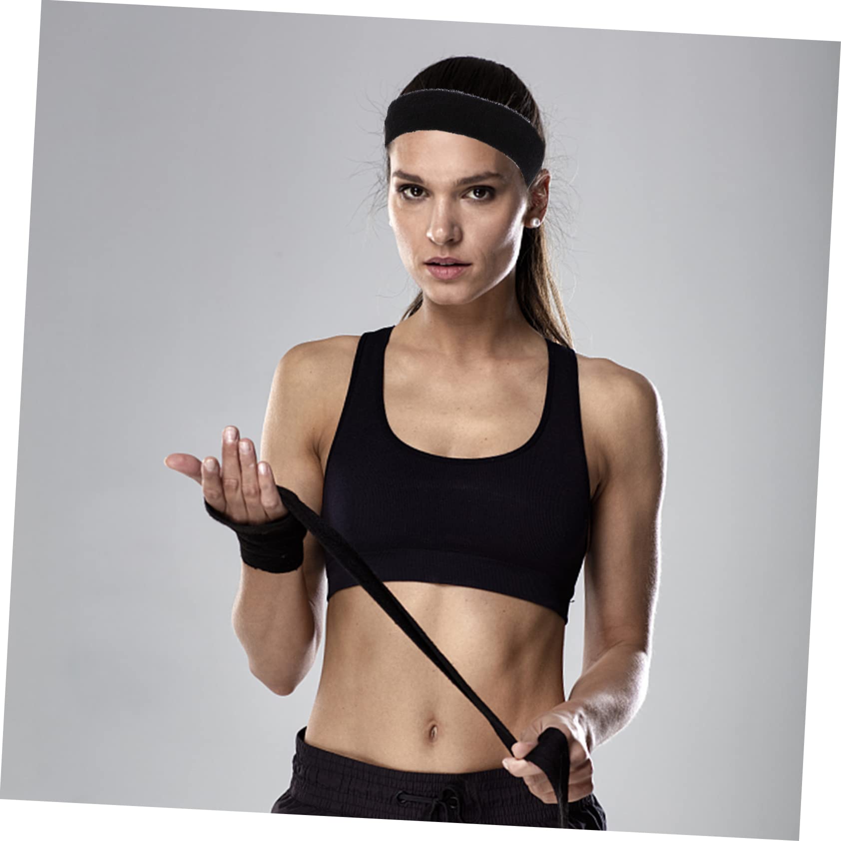 Sosoport 20pezzi Fasce Assorbenti Per Sudore Da Yoga Da Fasce Sportive Materiale Morbido e Traspirante Accessori Fitness Per Donna Per Allenamenti e Attività Sportive