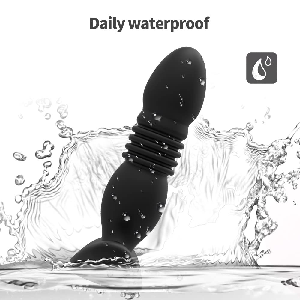Massagg𝚒atór𝚎 Próstatico,Silicone V𝚒bràtór𝚎 con 10 Modalità di Vibrazion𝚎, Morbido V𝚒bratǒr𝚒 per Donna e Uomo Stimólazione Clitòrid𝚎a e Puntó G Massagg𝚒atór𝚎