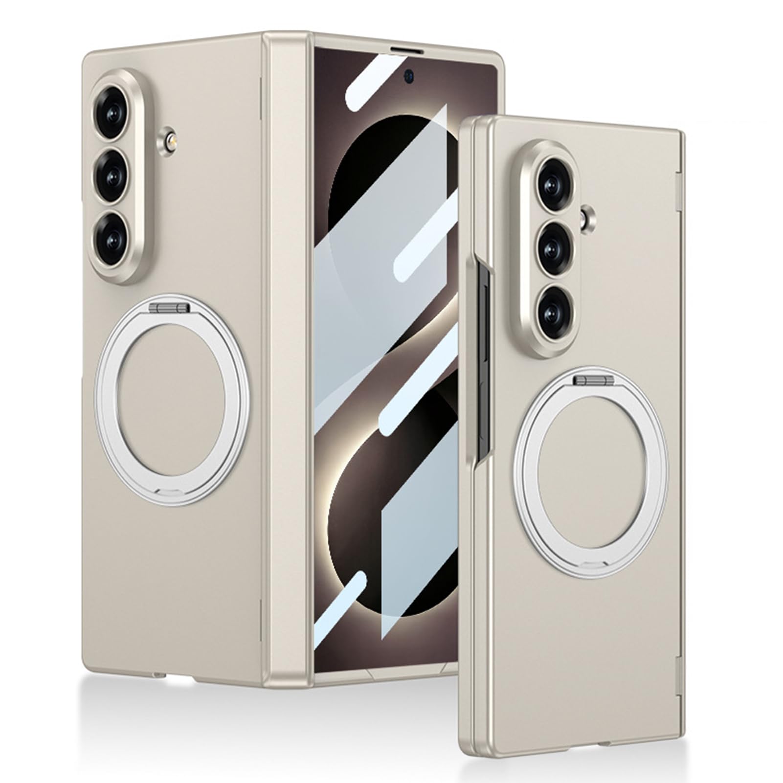 Custodia cerniera for Samsung Z Fold 8 Ultra anello rotante