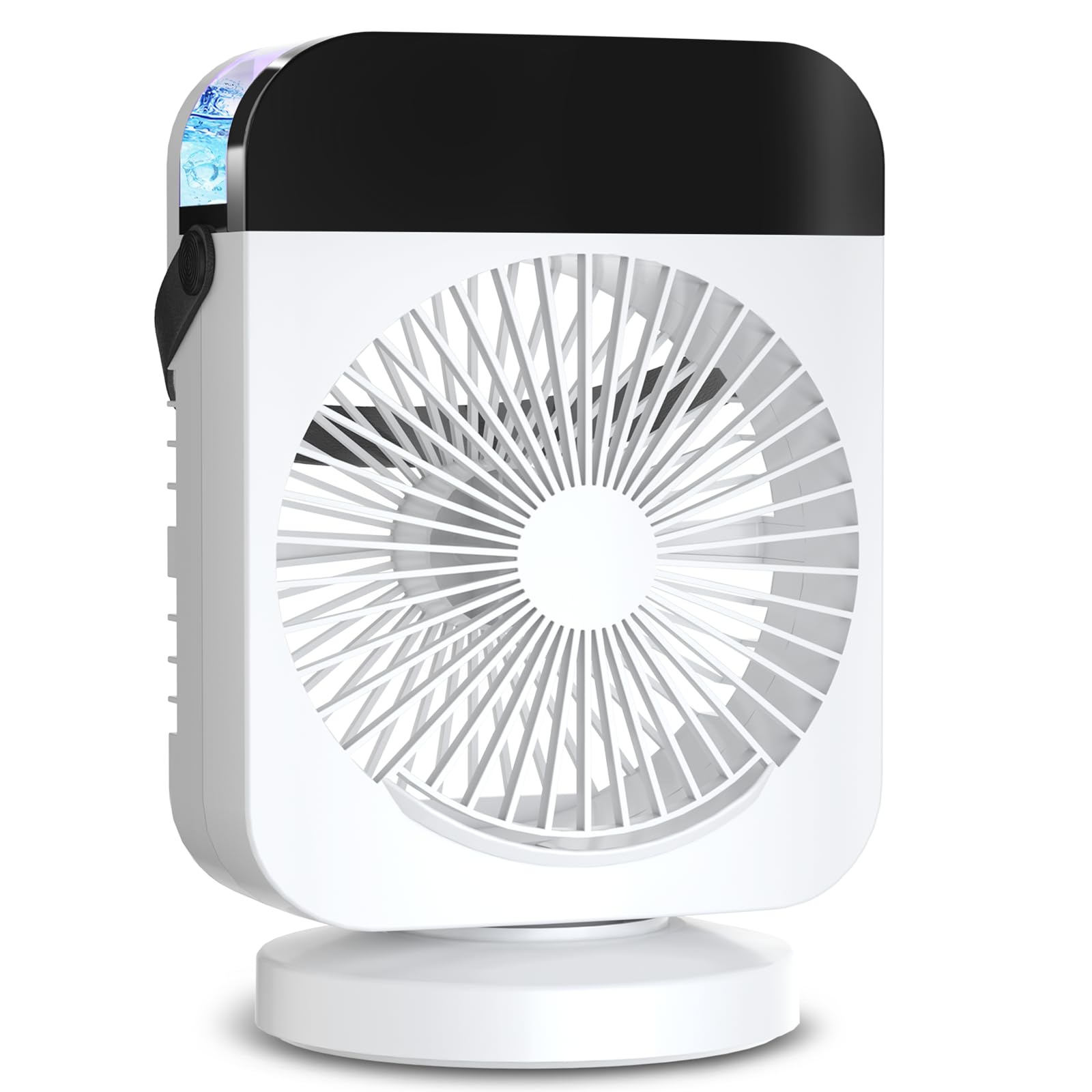 Portable Air Conditioners Mini AC Evaporative Air Cooler with 4 Speeds 2 Mist Screen Control Oscillating Timer Night