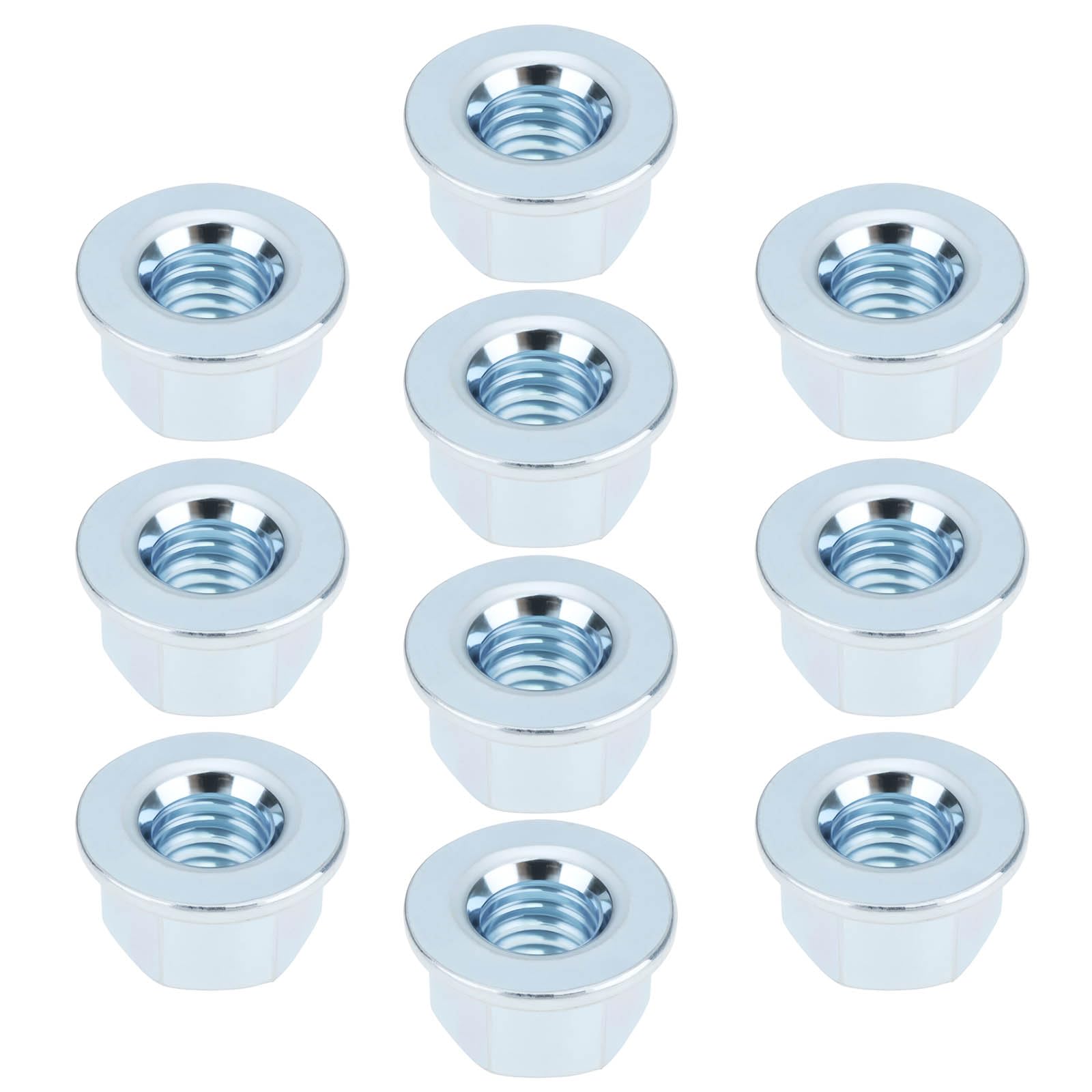 YINETTECH 10Pcs Chainsaw Flywheel Nuts 00003550802 M8x1 Compatible with Stihl 09 012 015 017 018 019T 020 Chainsaw Blower Trimmer