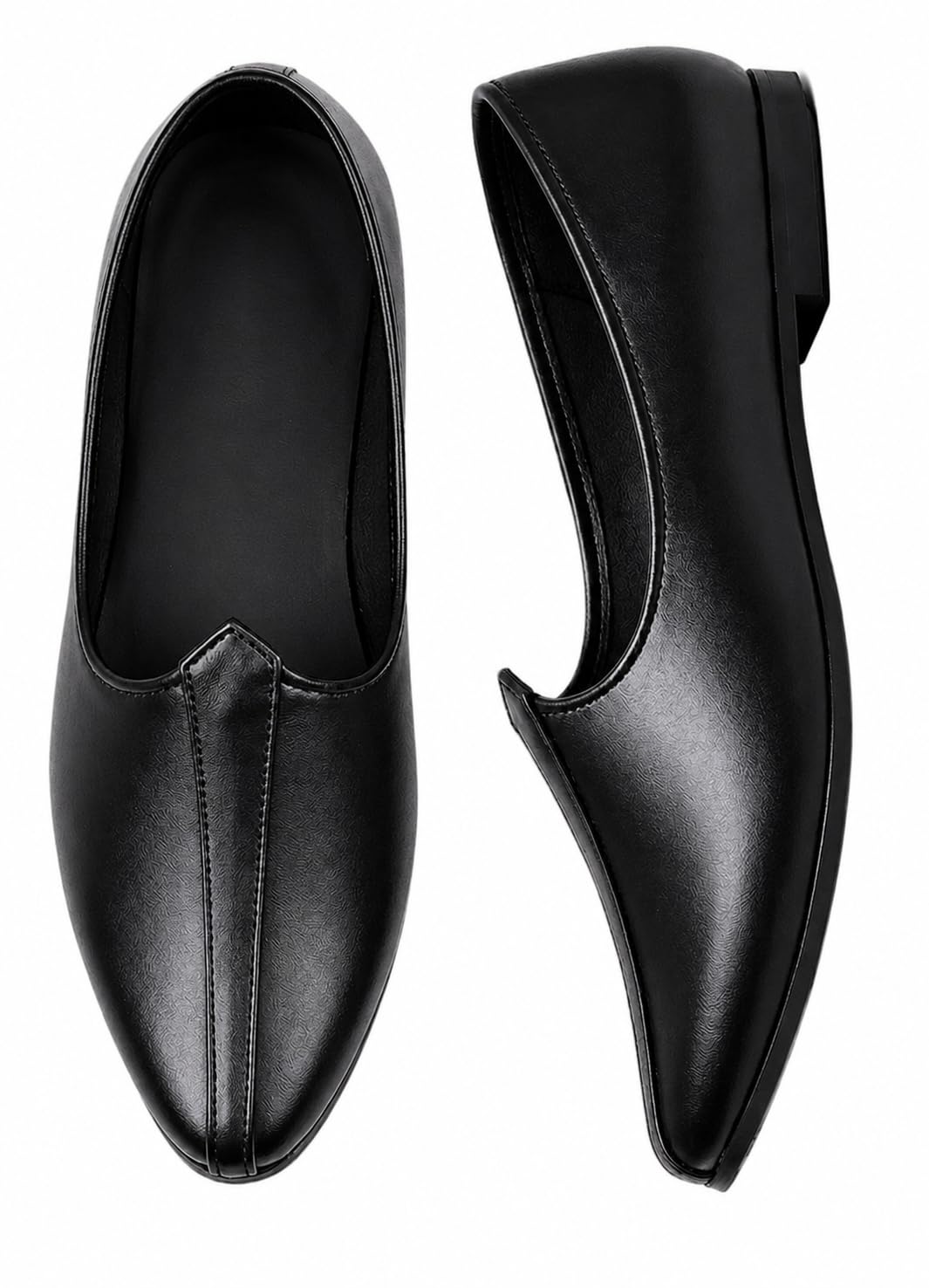 r rj trends Trendy Men Mojaris and Juttis | Traditional Men's Black Jutti | Pure Leather | Punjabi Shoe | Ethnic Footwear | Stylish Men's Fashion-picture-37