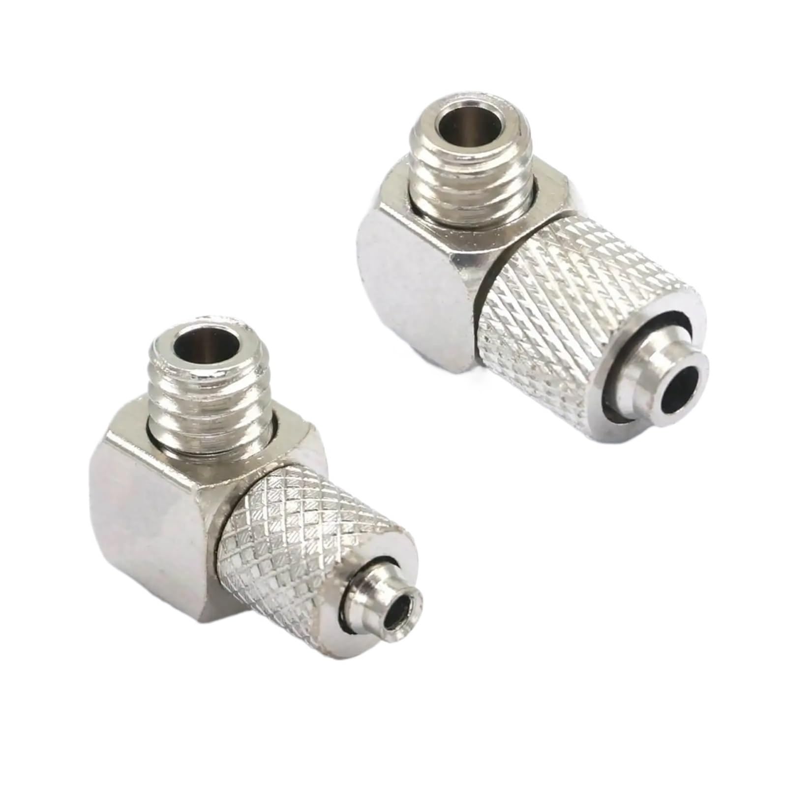 10pcs M3x0.5 M4x0.7 M5x0.8 M6x1 Male-Fit Hose 4x2.5mm 6x4mm Elbow Brass Pneumatic Pipe Fitting(M4x0.7,6x4mm)