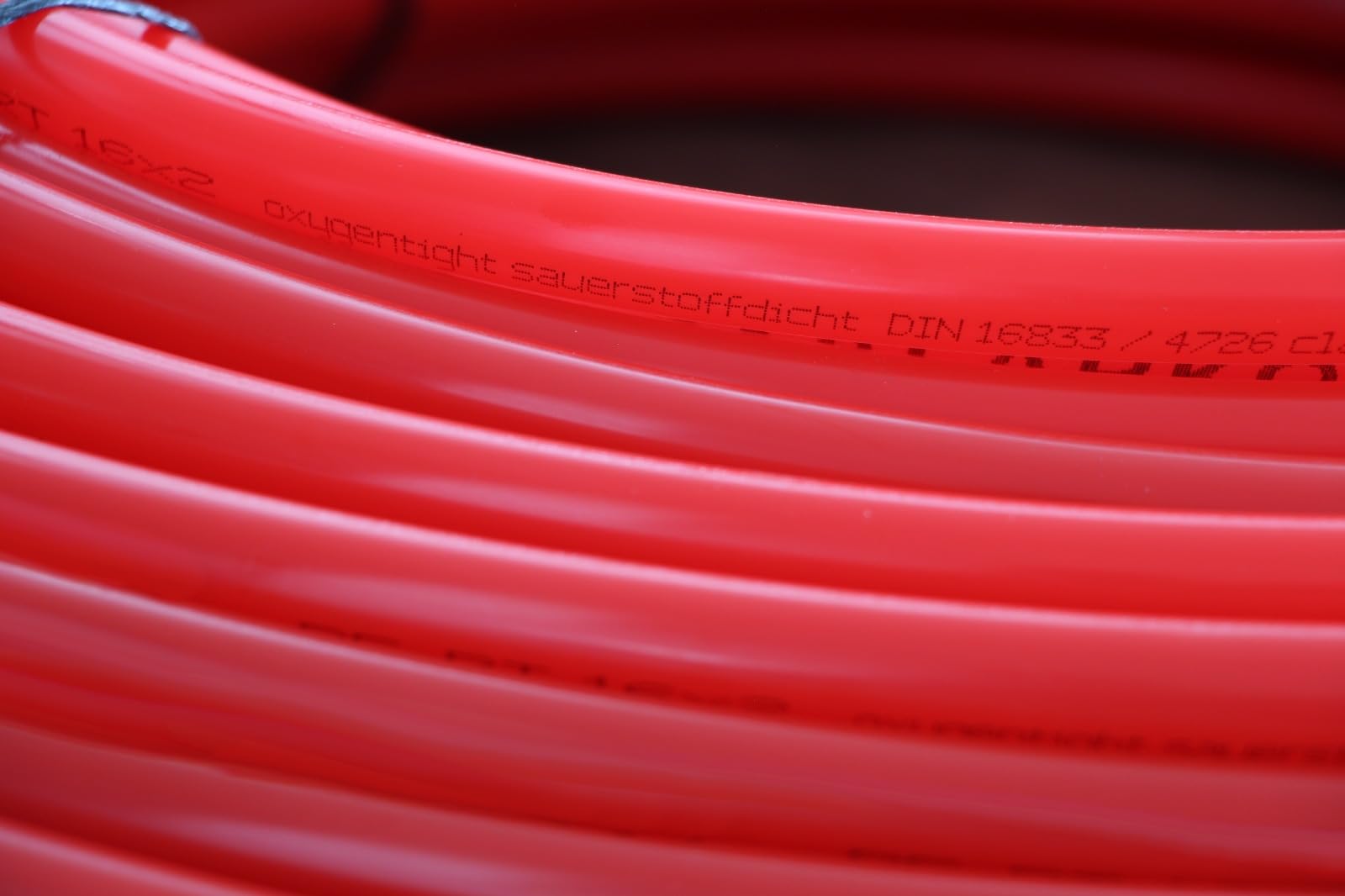 Heizrohr PE-RT ¦16x2mm ¦17x2mm ¦ 200m ¦ 600m ¦ für Fußbodenheizung Wandheizung (17x2-600m Rolle)
