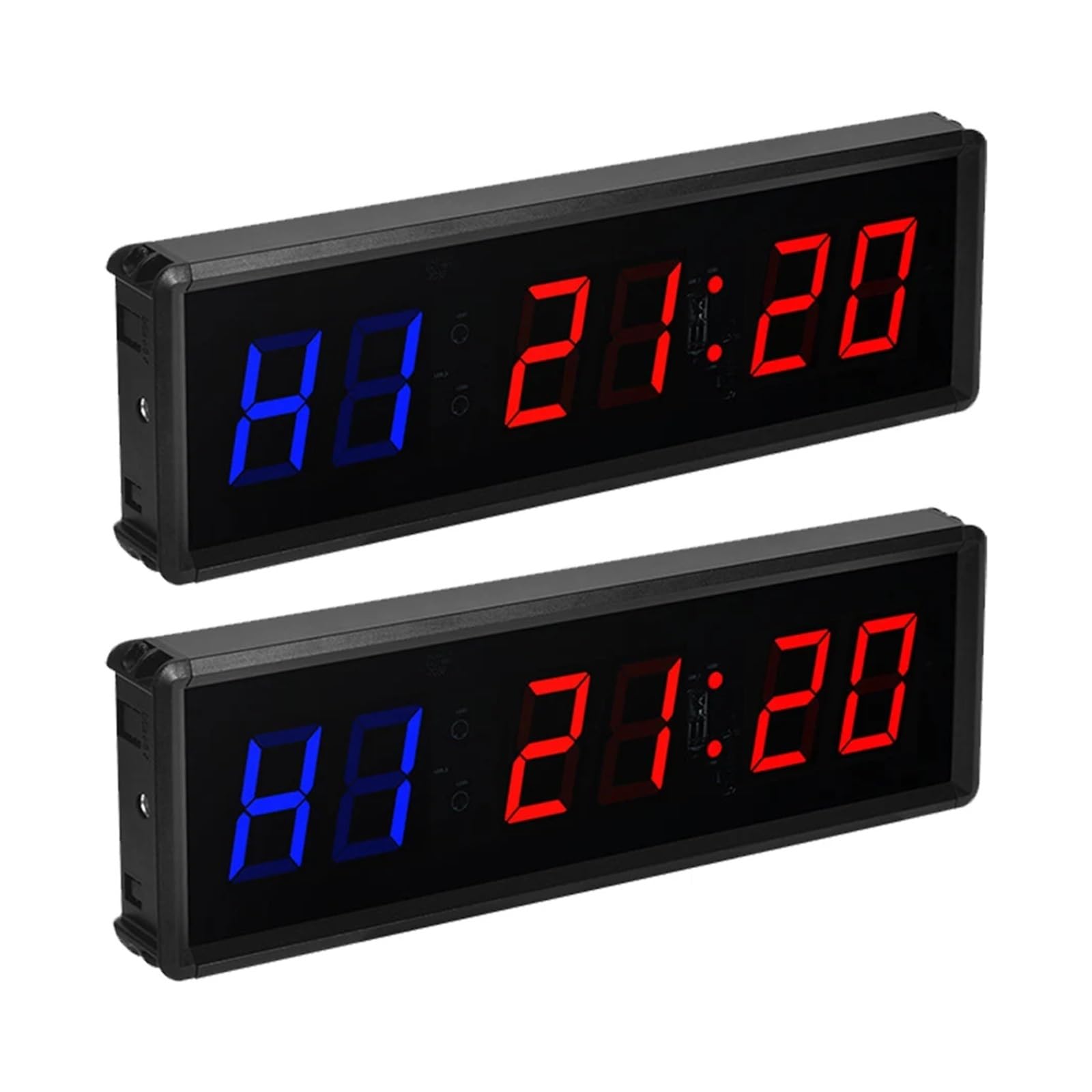 Temporizador de Gimnasio portátil, Reloj LED Entrenamiento, Temporizador Digital con Control Remoto, Fitness Multifuncional for y Deportes al Aire Libre