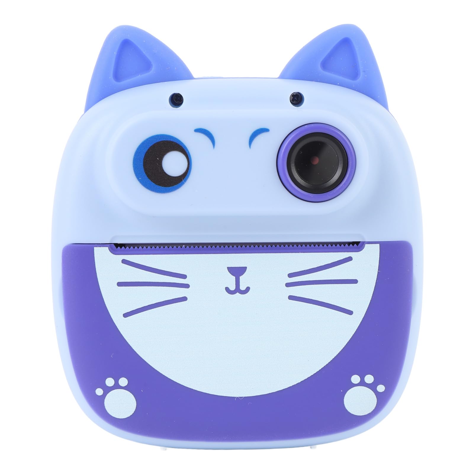 20MP Dual Lens Selfie Instant Print Camera 4X Zoom with 3 Rolls Print Paper, 2.0 high Definition Screen, Doodle and Color Make Photos Colorful, Clear View for Students, Rounded-image-8