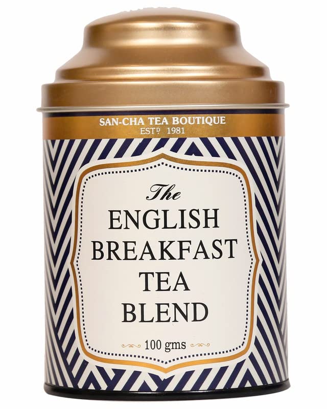 Sancha English Breakfast Tea | 100g Loose Leaf Assam Black Tea | Full-Bodied & Malty | Classic Morning Blend