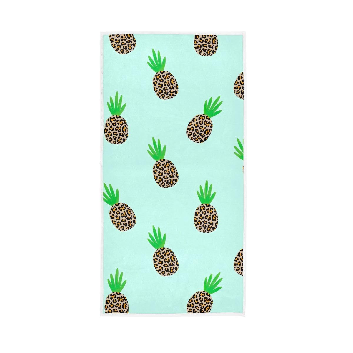 LSRCPD Cute Tropical Pine Fruit Farmhouse Hand Towels Bathroom, Hand Towel for Bathroom, Travel, Camp, Hotel, Spa 15 x 30 Inches