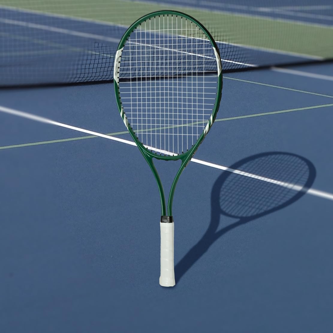 Tennis Rackets 2 Players Recreational for Beginners,Pre-Strung 27 Inch Light Adult Racquet Set for Women Men with Tennis Balls,Overgrips and Carry Bag