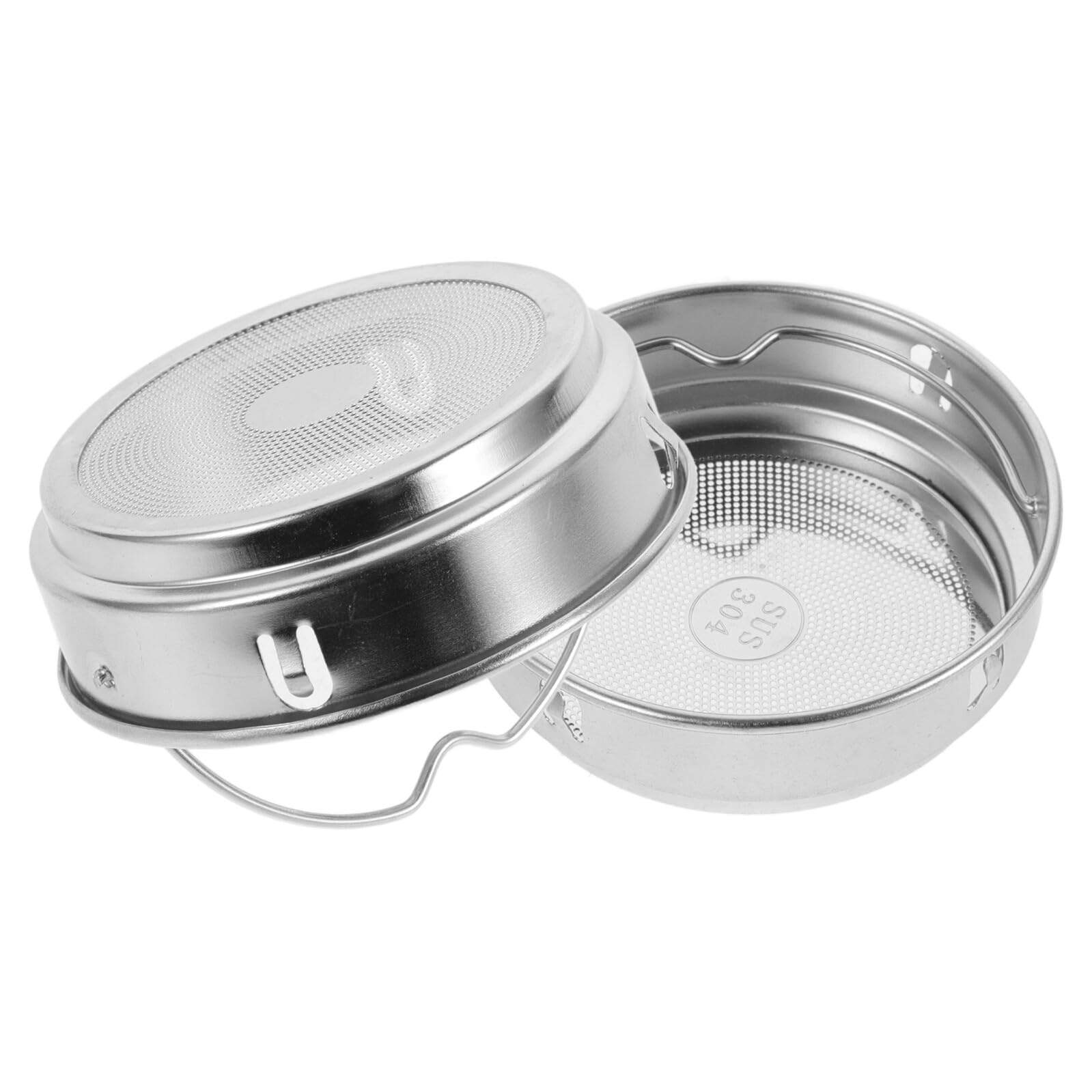 Lot de 2 Infuseurs à Thé en Acier Inoxydable 304 Filtre à Thé Réutilisable Ø 62 MM Maillage Fin Passoire pour Bouteille Isotherme Accessoire en Vrac