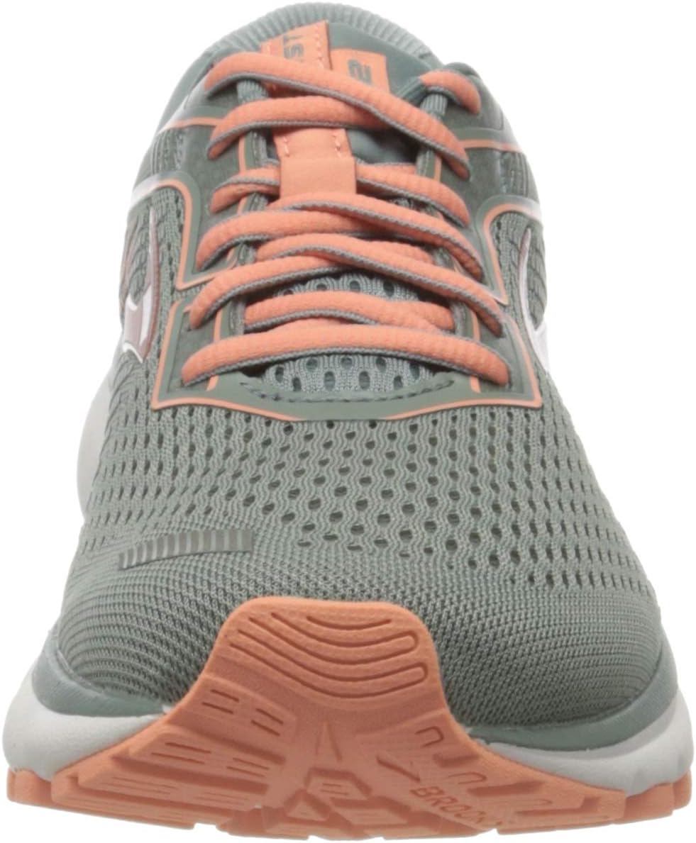 Brooks Women's Ghost 12 Running Shoe 8.5 us Lead Grey Desert