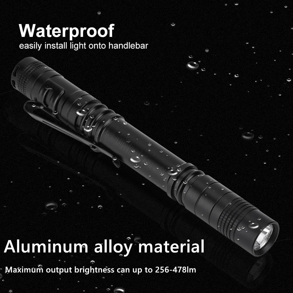 Torcia LED Flintronic 100 Lumen - Mini Portatile, Alluminio, Impermeabile, Con Batteria AAA - Foto 6