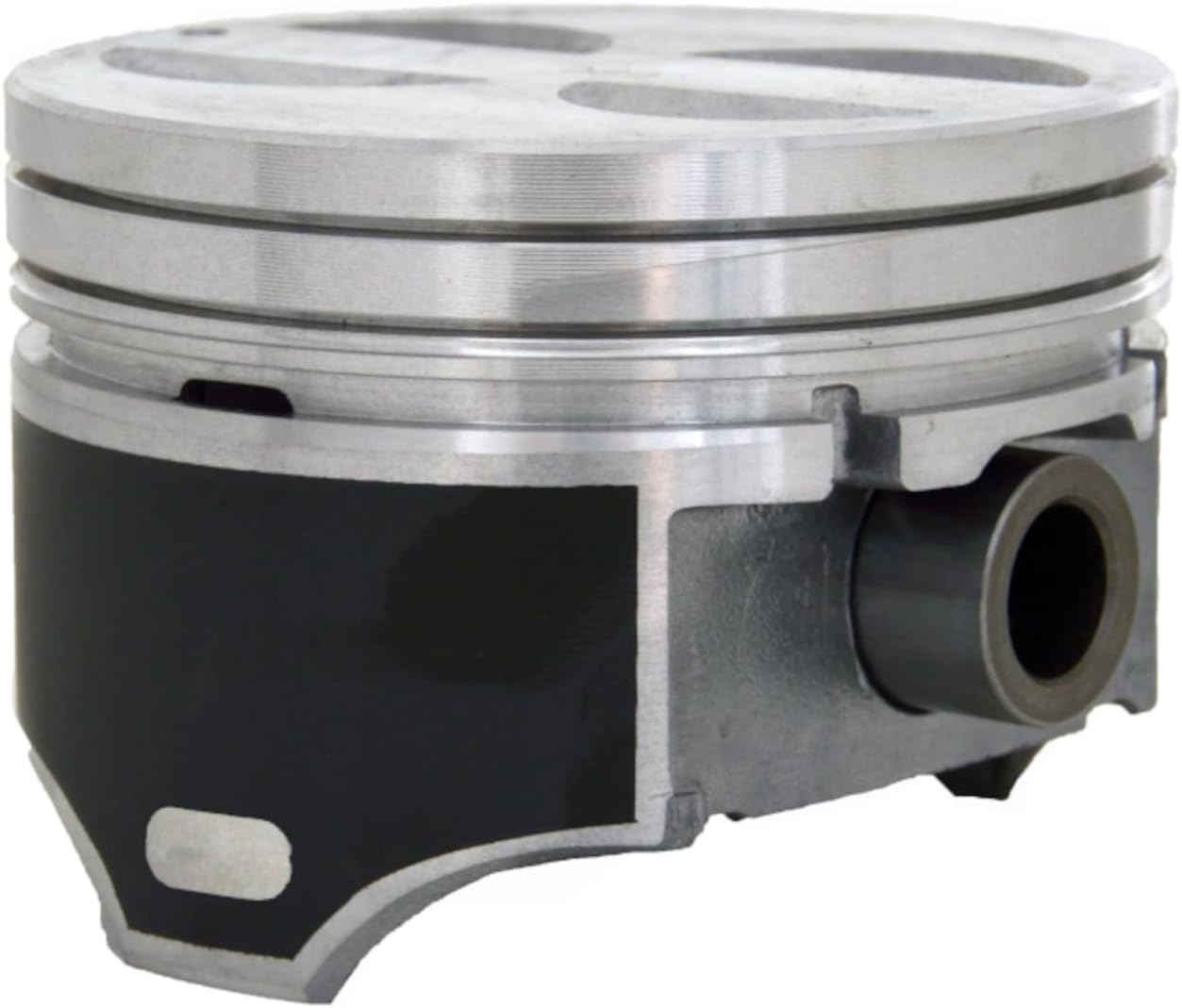 LowPricedAutoParts Set of 8 Flat Top Hypereutectic Pistons for 96-00 Ford 5.0L/302 Coated Skirt | .060 (1.50mm Oversized) | 4.060in. Bore Diameter