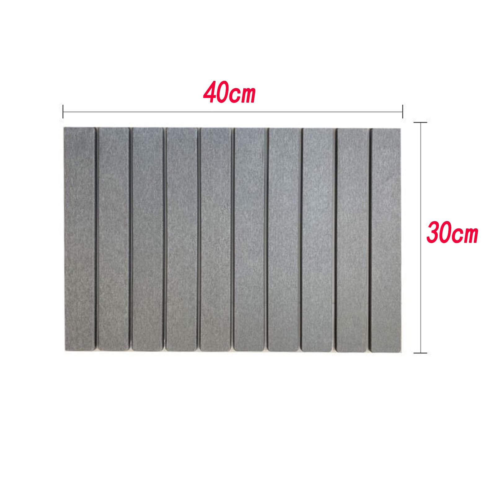 Kieselgur-Abtropfmatte, schnelltrocknend, zusammenklappbar, für Küchentheke, Geschirr, Badezimmer, Flaschen und Tassen, 30 x 40 cm, saugfähige Abtropfmatte (grau)
