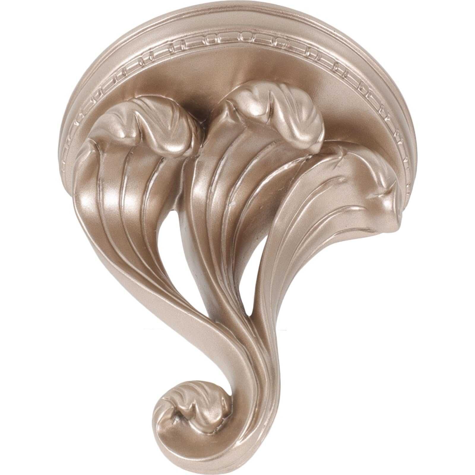 Étagère murale compacte dorée pour téléphone, décoration murale salon et chambre