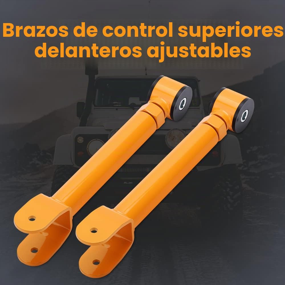 maXpeedingrods Set Brazos Regulables para Jeep Grand Cherokee | brazos para Jeep Wrangler TJ, Cherokee XJ, Grand Cherokee ZJ, del. sup.