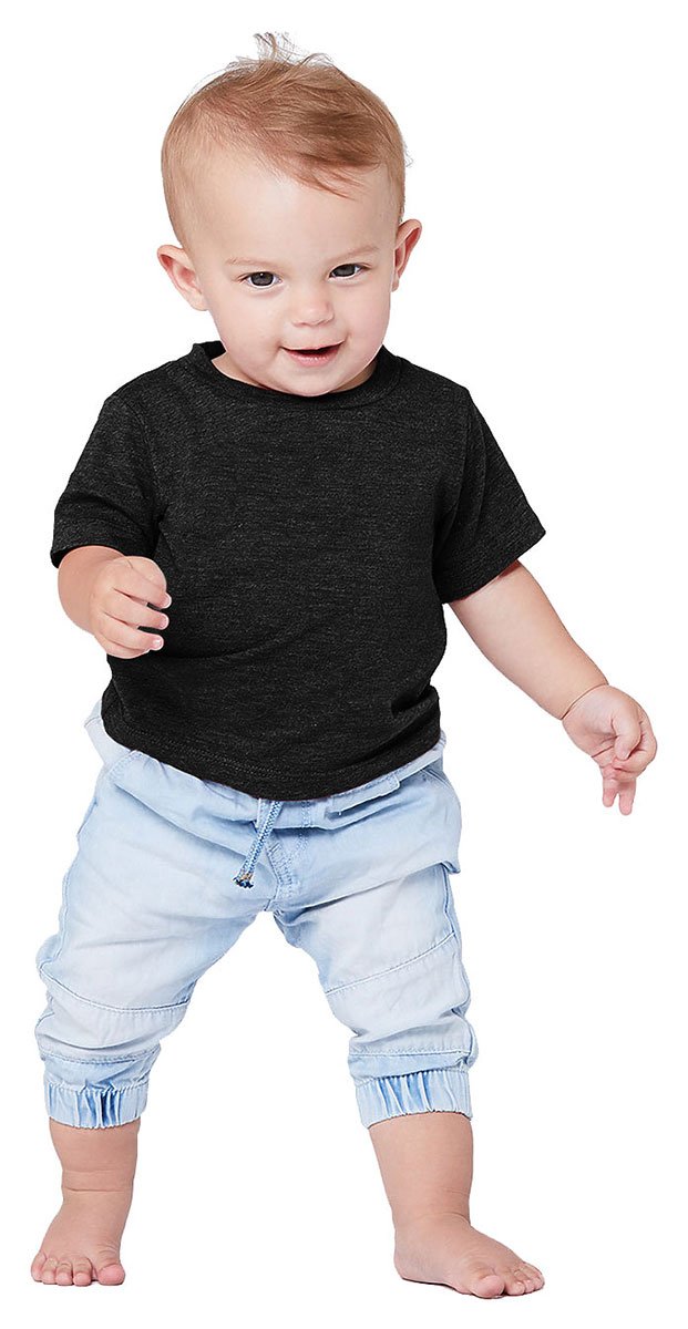 Bella Canvas Infant Jersey Short Sleeve T-Shirt 18-24MOS Black
