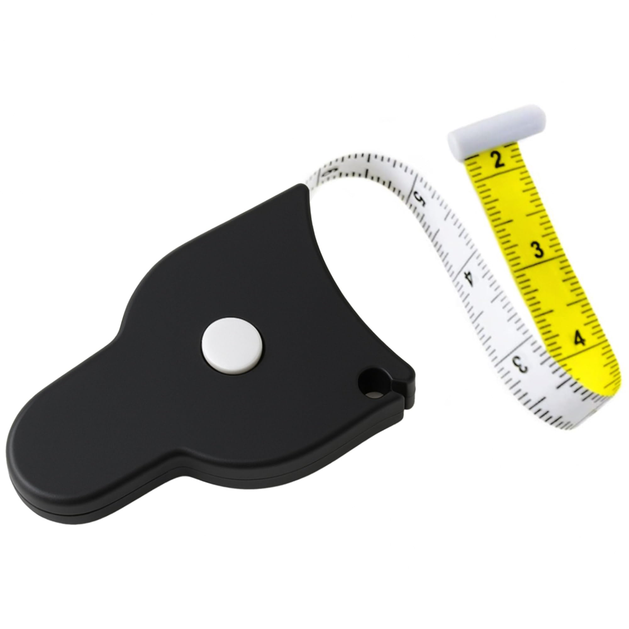 Perfect Body Tape Measure - 80 Inch Automatic Telescopic Tape Measure - Retractable Measuring Tape for Body: Waist, Hip, Bust, Arms, and More (Black -