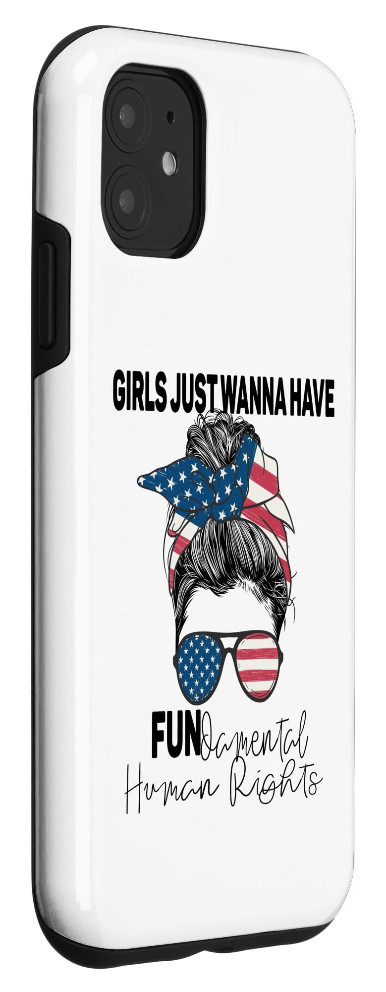 Girls Just Want to Have Fundamental Human Rights Feminist Case for iPhone 11 - Image 3