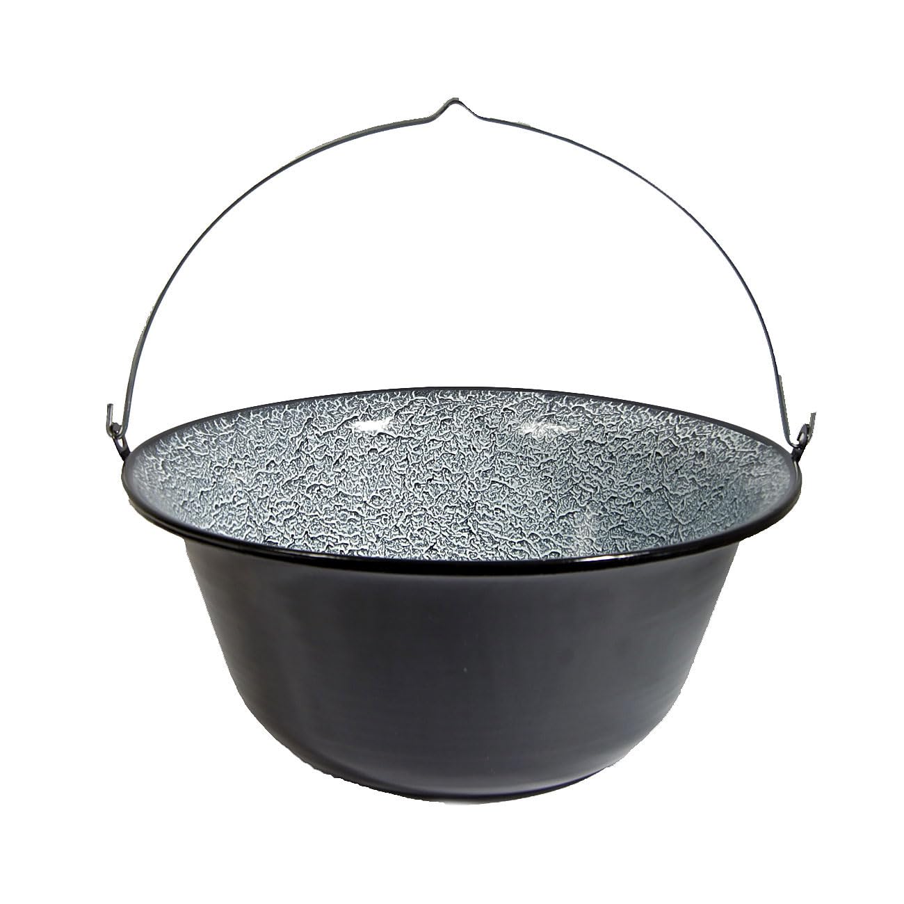 Gulaschkessel Topf Emaille 22 Liter Suppentopf Hordentopf Gulaschtopf für 22-26 Personen