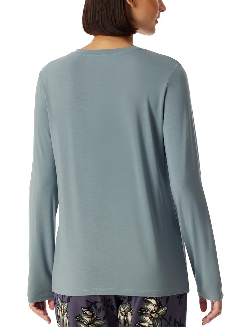 Schiesser Góra od pidżamy Kobiety Schiesser Damen Schlafshirt Langarm Modal - Mix + Relax