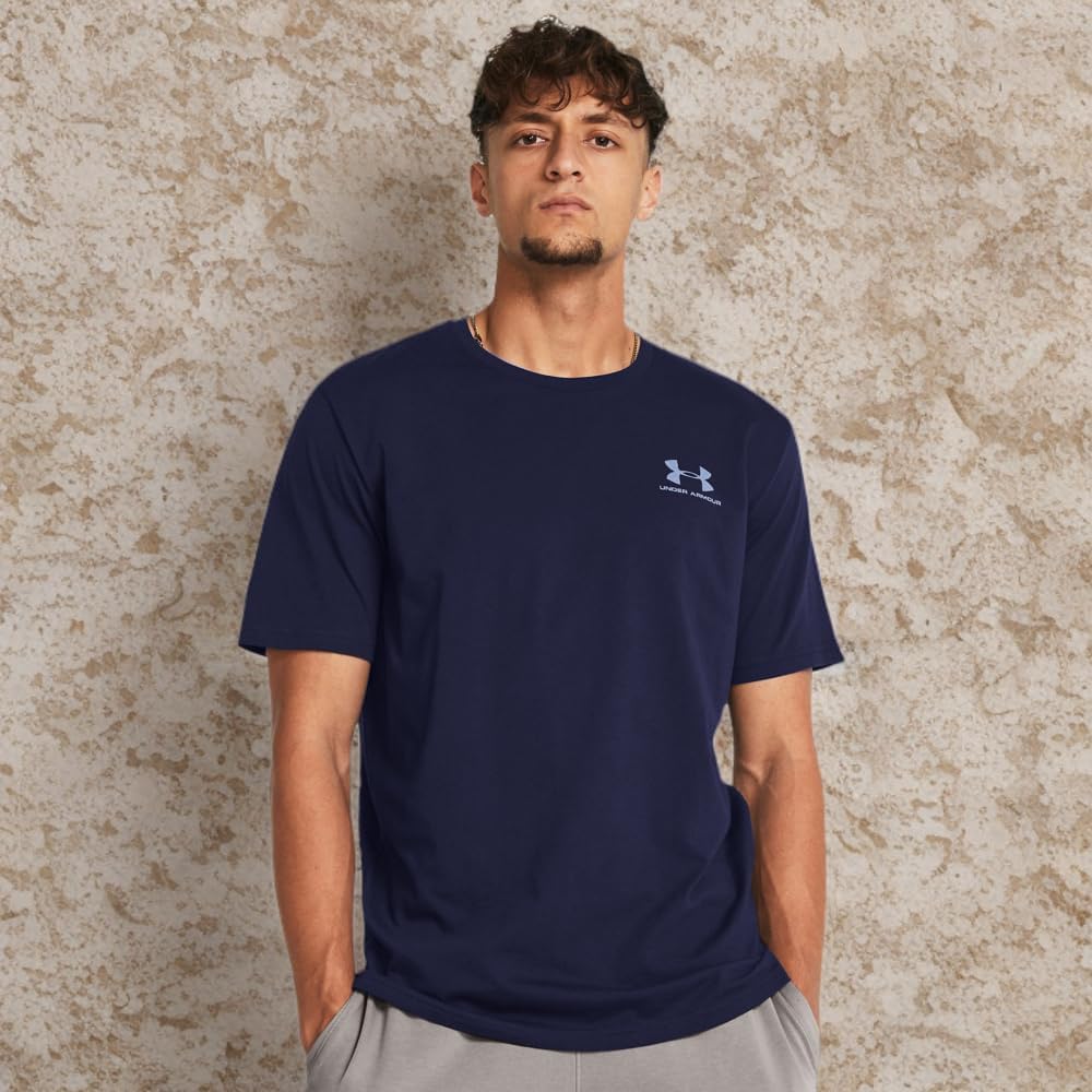 Under Armour Men Sportstyle Left Chest, Super Soft Men's T Shirt for Training and Fitness, Fast-Drying Men's T Shirt with Graphic 6