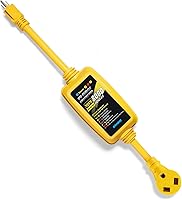 Vista 7 de Kohree Adaptador RV de 30 amperios a 110 voltios con protector de sobretensiones de 8000 julios, NEMA 5-15P a NEMA TT-30R 30 Amp a 15 Amp RV Cable