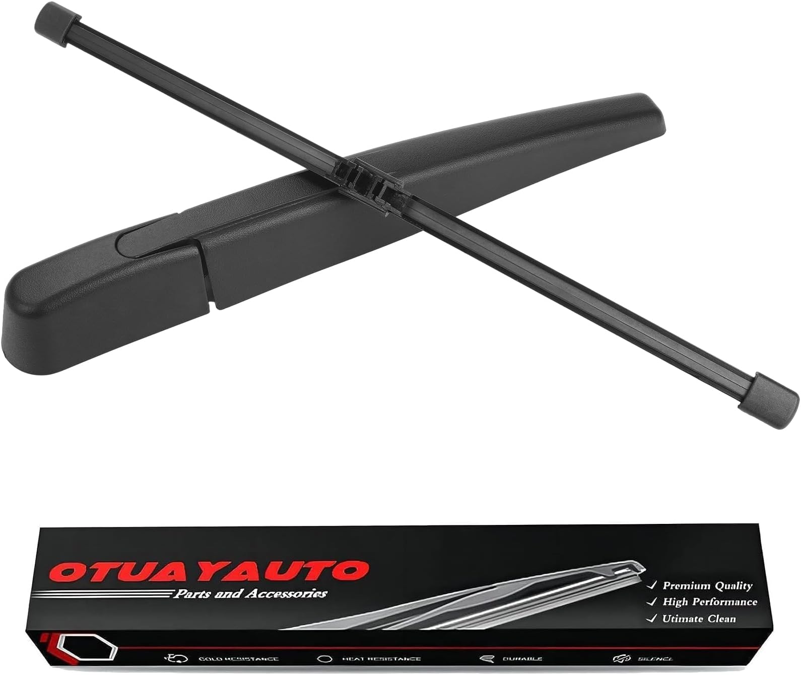 Amazon.com: OTUAYAUTO Rear Windshield Wiper Arm Blade Set - Replacement ...