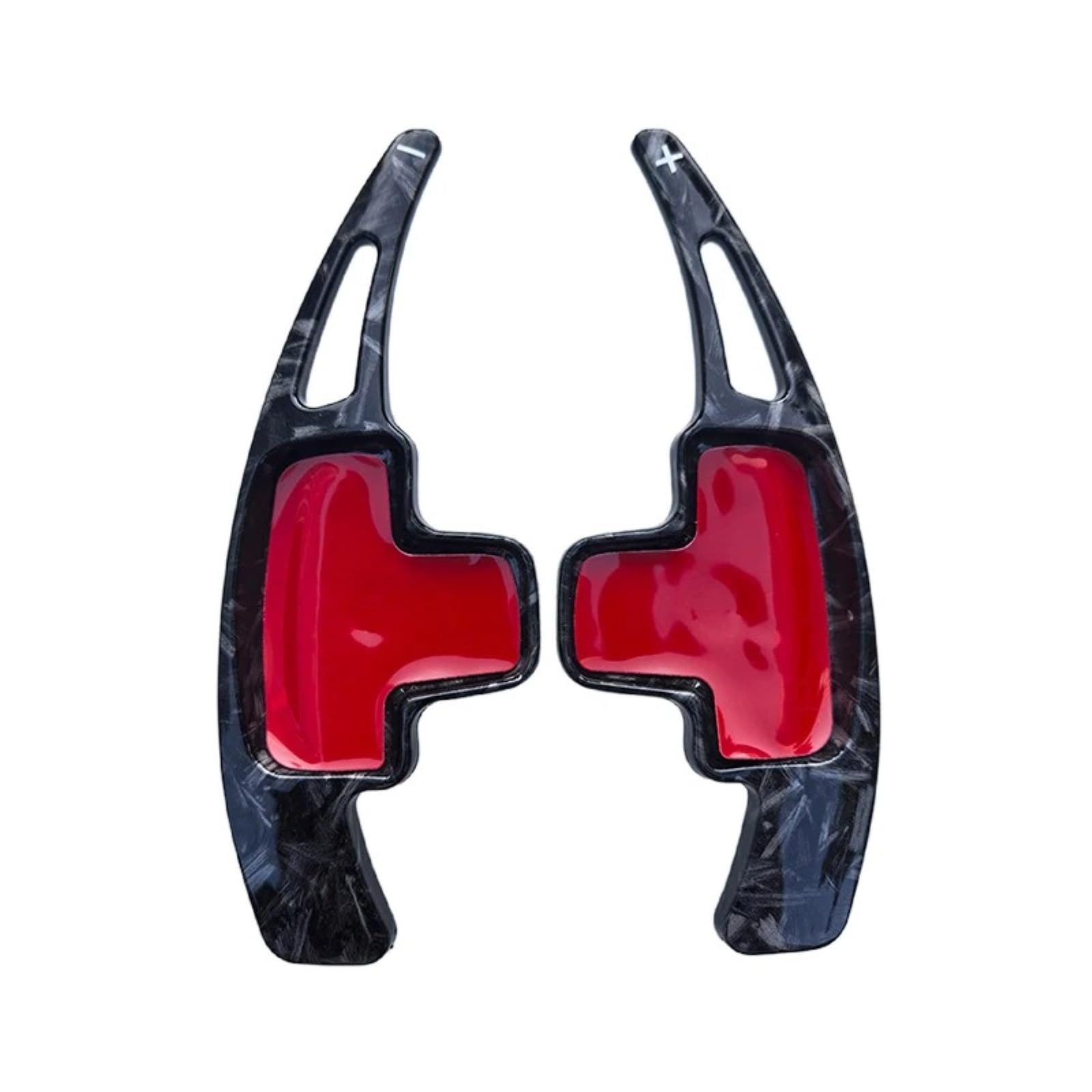 YAKISA Paddles Shift for Benz A B M Class W176 W246 GLK SLK for CLA for GLA Car Steering Wheel Paddle Shift Extension Shifters Sticker Paddle Shifter(for Type A Black)