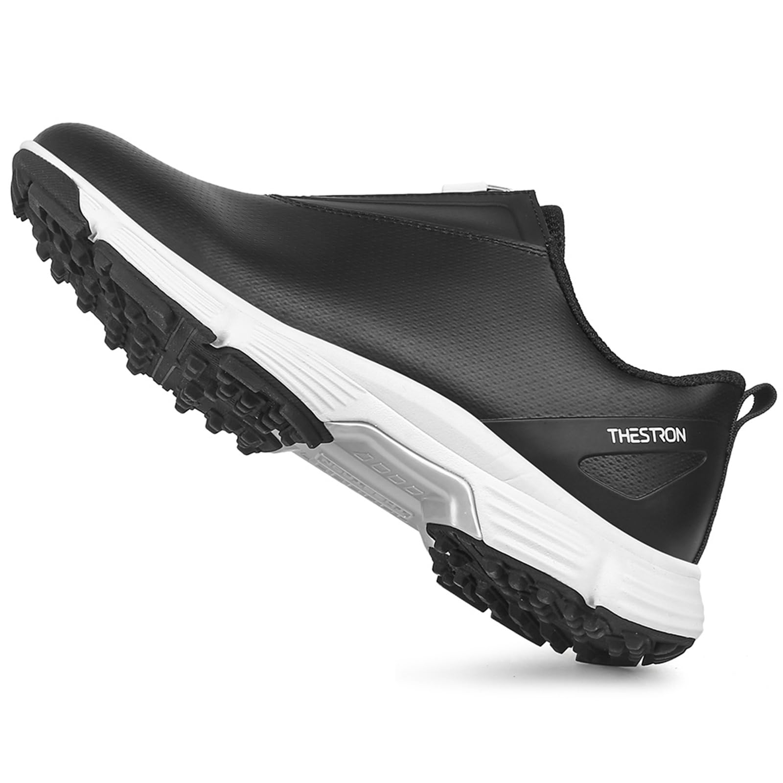 Scarpe da Golf da Donna Senza Tacchetti Scarpe da Passeggio Impermeabili E Antiscivolo con Cerniera Slip-On