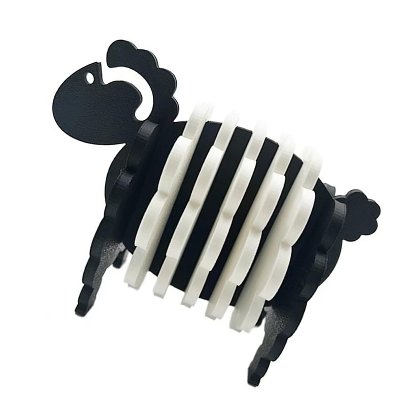 ZEPFJHE Coasters Sheep Shape Nonslip Mats Kitchen Dining Essential Coasters Sheep Shape Nonslip Mats Kitchen Dining Essential