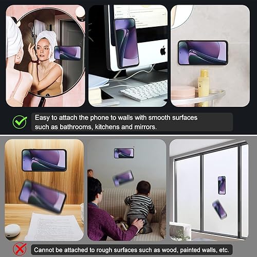 Miniatura 3 de Funda para Motorola Moto G Stylus 5G 2023, soporte para tarjetas de succión manos libres, videos, selfies y TikTok con protector de pantalla de