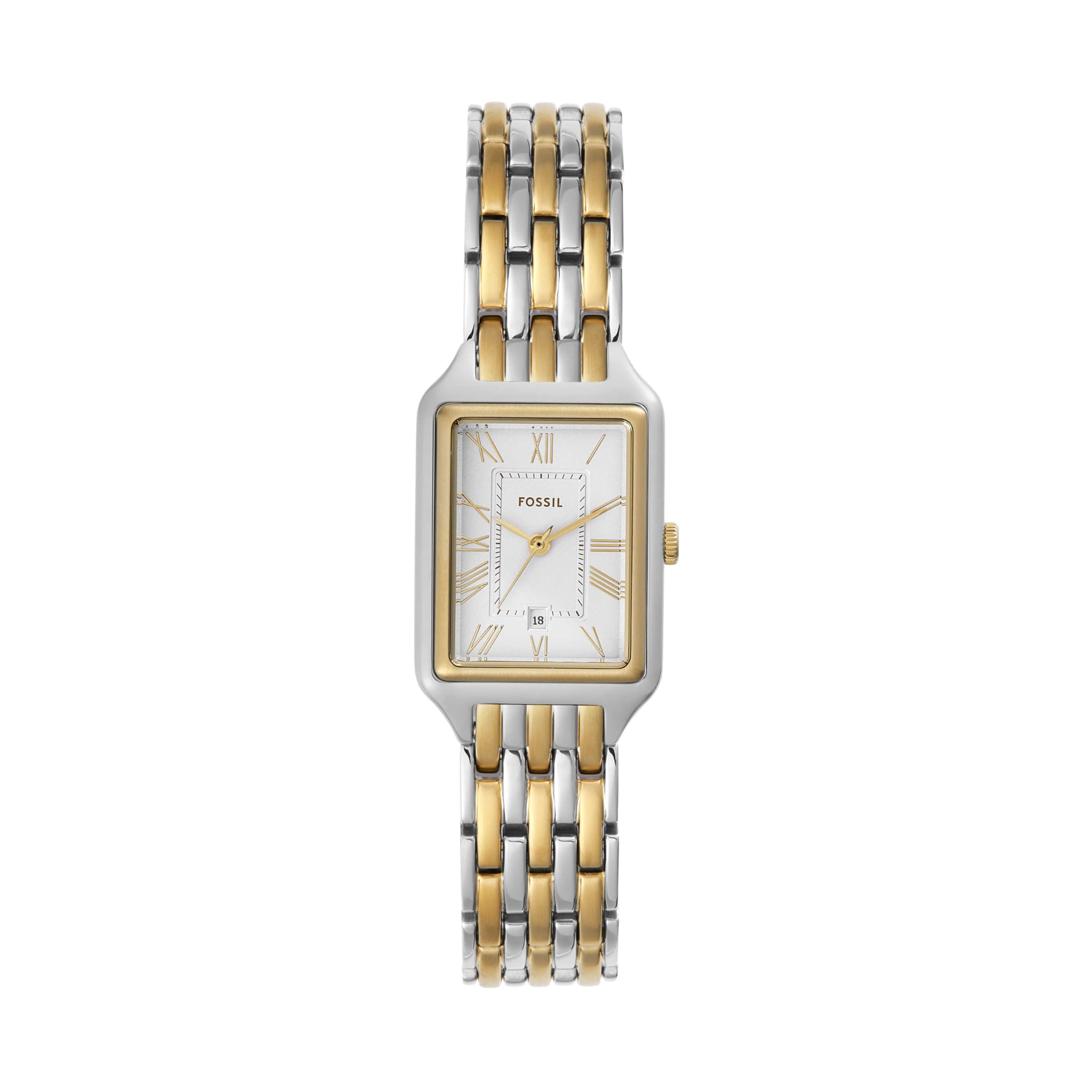FOSSIL Raquel Montre pour Femmes, Mouvement à Quartz, Bracelet en Acier Inoxydable ou en Cuir