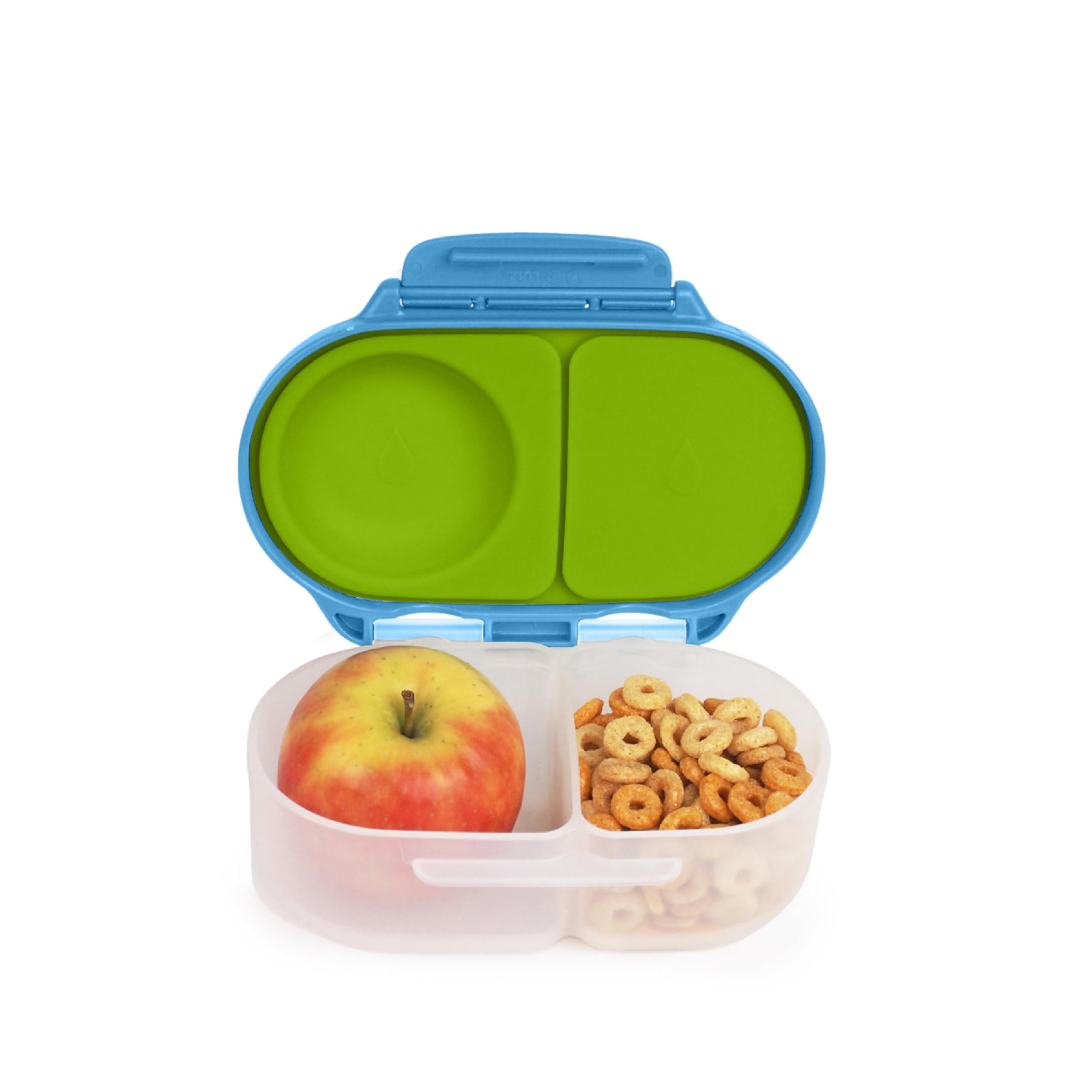 b.box Mini Bento Box 2 Scomparti a Prova di Perdite Porta Pranzo Bambini Scuola Senza BPA