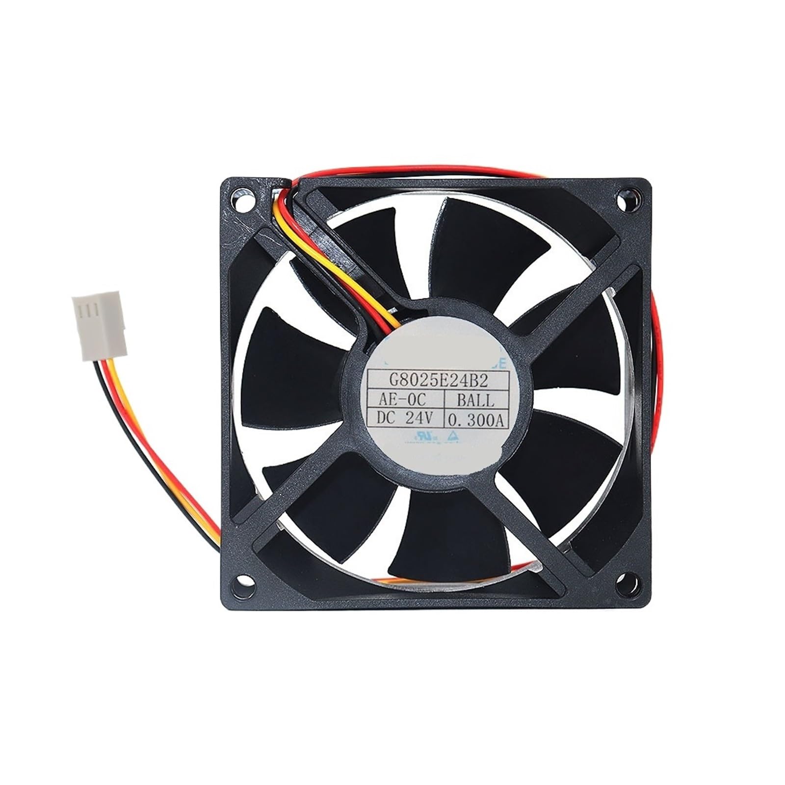 IVEKYKIBC G8025E24B2 DC24V 0.30A Three Wire 80 * 25 Fan