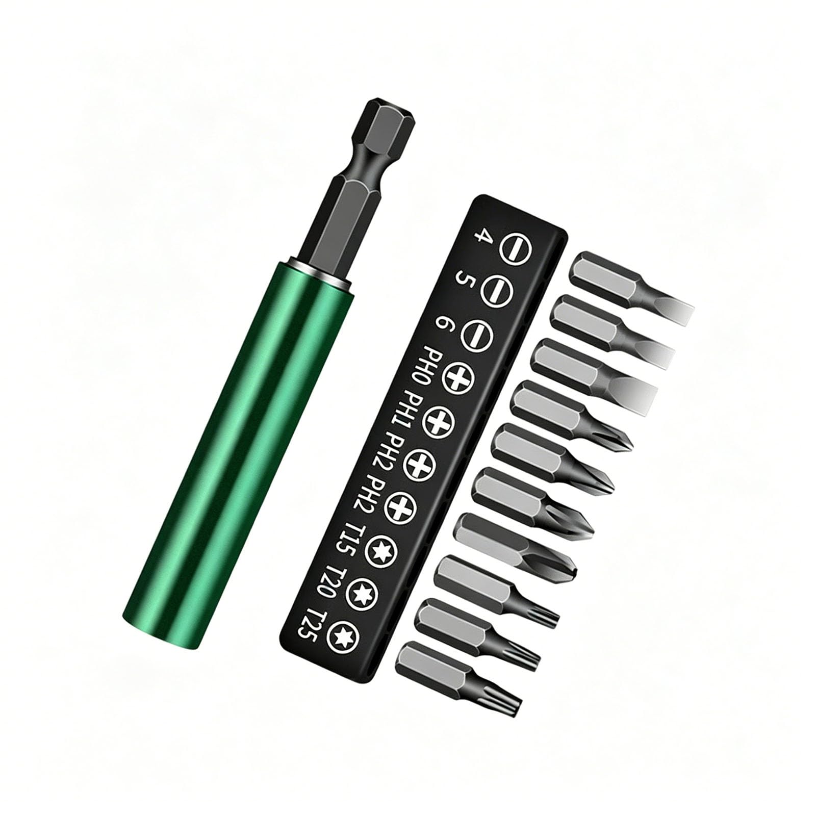 Ljhnba 80Mm Strong Magnets Telescoping Extension Rod Set / 120Mm Option For Tight Space Screw Driving For Most Electric Drill Electric Screwdriver Extension