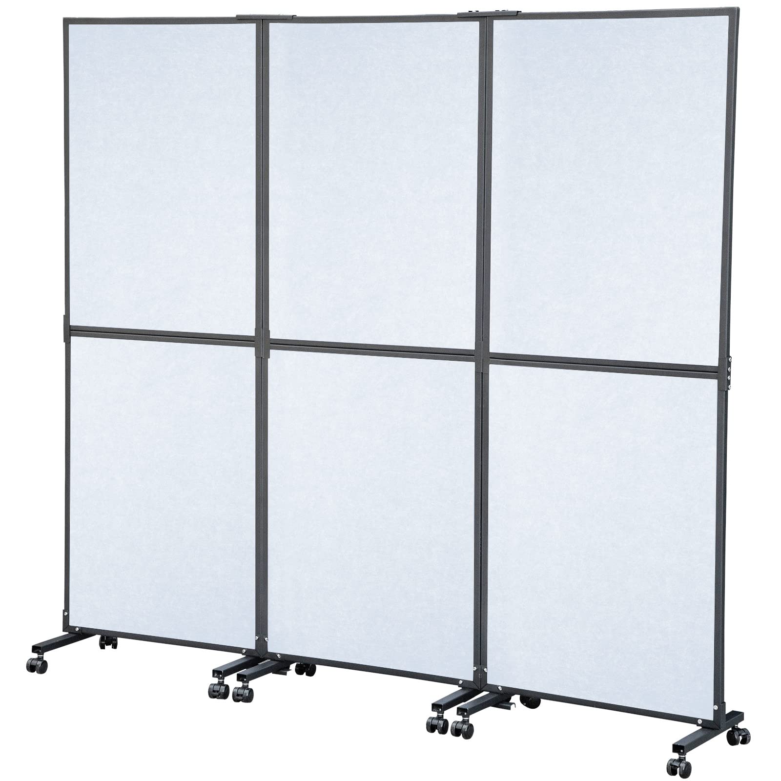 VEVOR Acoustic Room Divider 72" x 66" Office Partition Panel 3 Pack