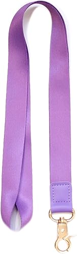 Llavero con cordón de cuello largo, con cordón para identificación y tarjeta el aspecto elegante y minimalista es adecuado para hombres o mujeres,